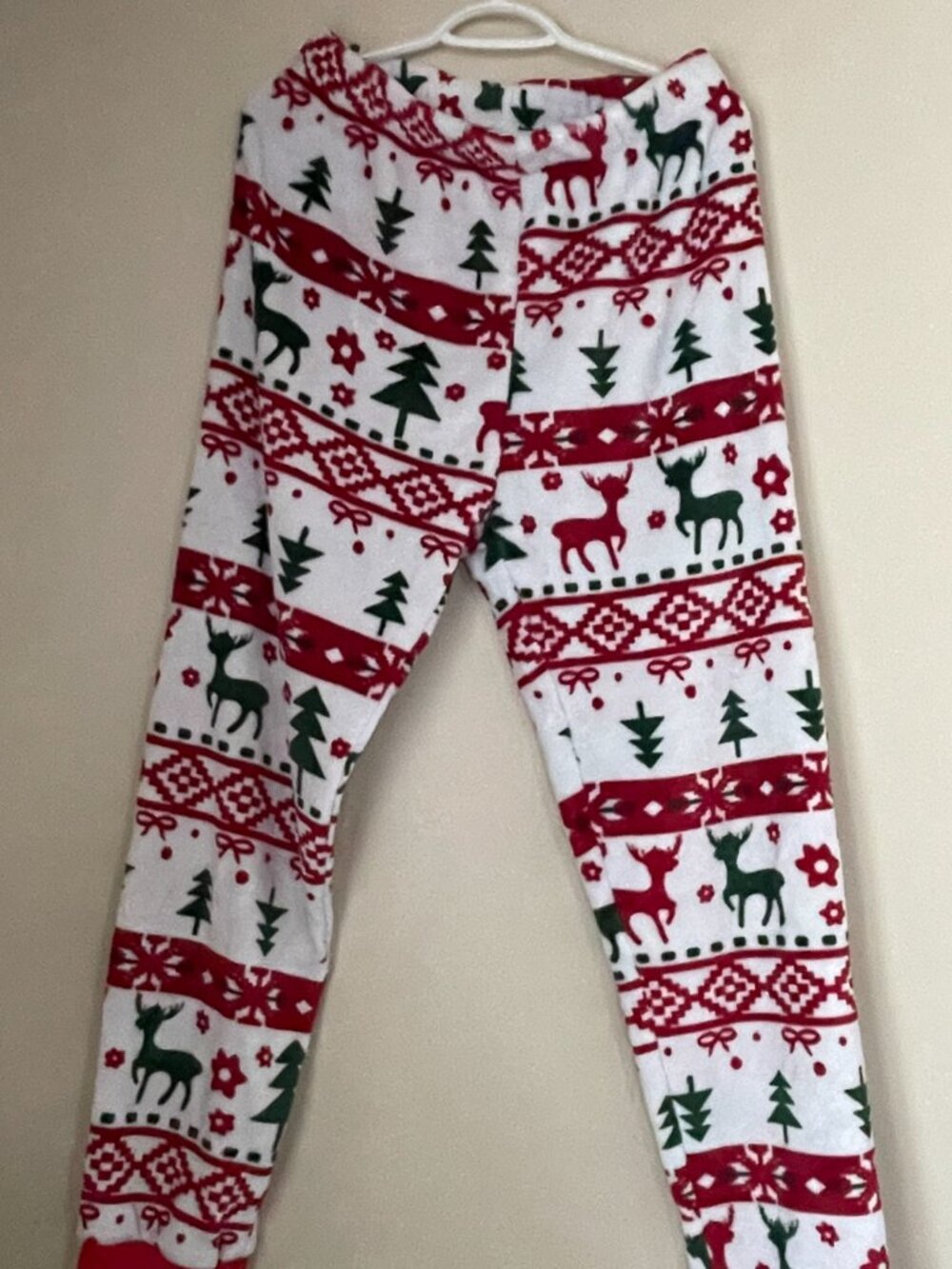 Christmas Reindeer Fleece Pajama Pants